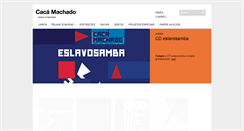 Desktop Screenshot of cacamachado.net